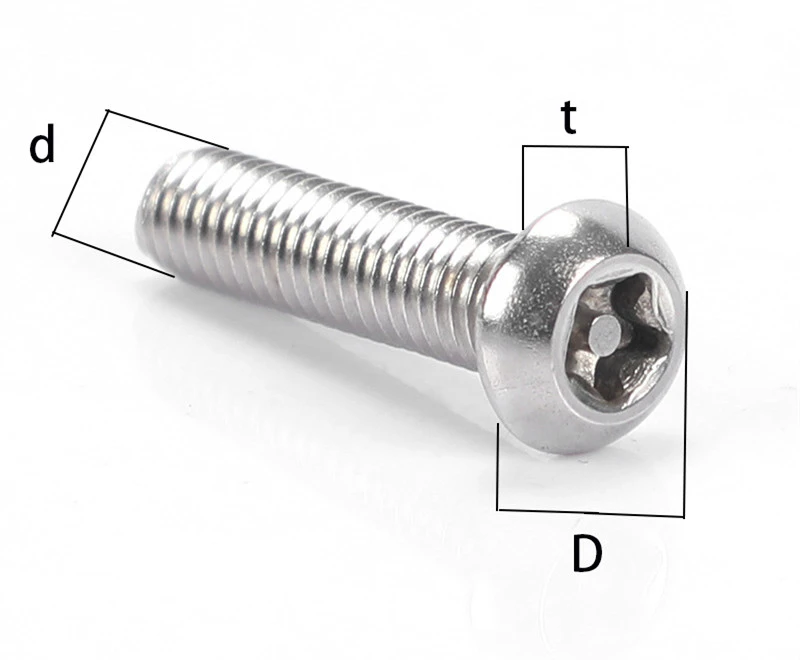 pentagon socket anti-theft screw 1