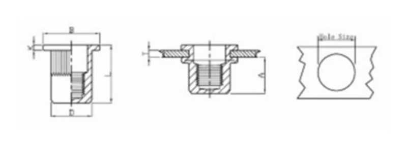 sealing rivet nut 1 sealing rivet nut 1