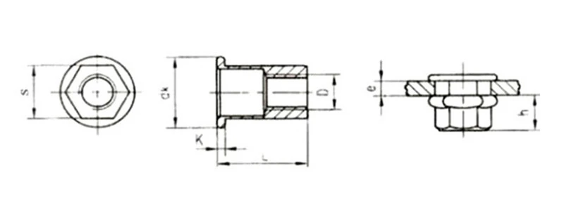 hexagon rivet nut 1