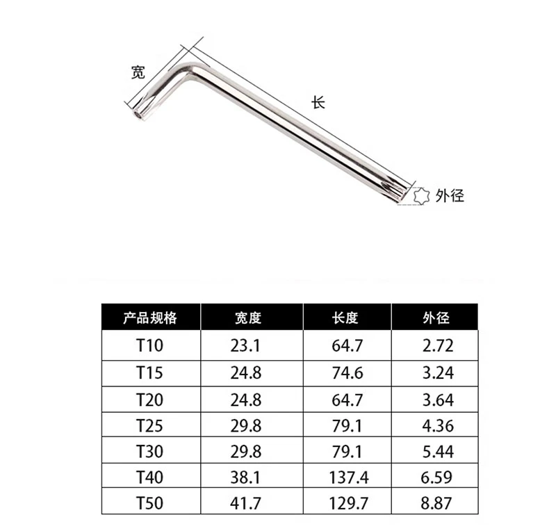 torx wrench torx wrench