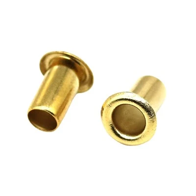 Rivetti per occhielli cavi in ottone