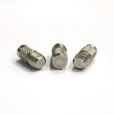 Acciaio inossidabile a vite knurled